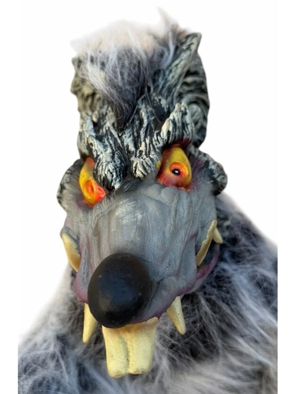 Vintage Halloween Zombie Rat Monster Decoration 17” Paper Magic Group 2001 Y2K